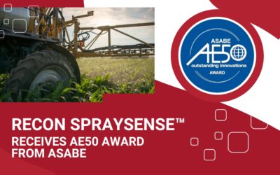 Recon SpraySense™ Receives AE50 Award from ASABE